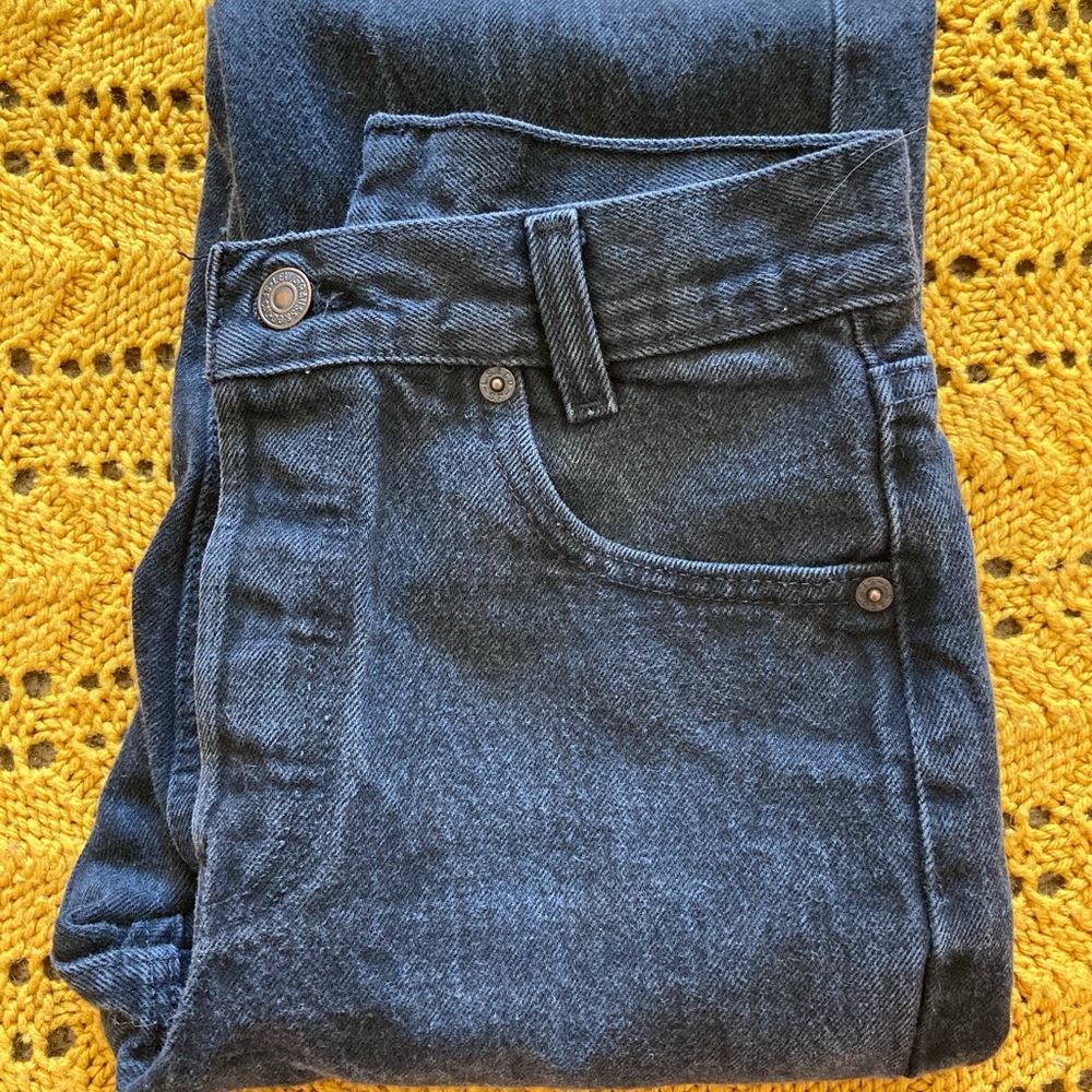 Vintage Black Skinny High Waisted Levi’s